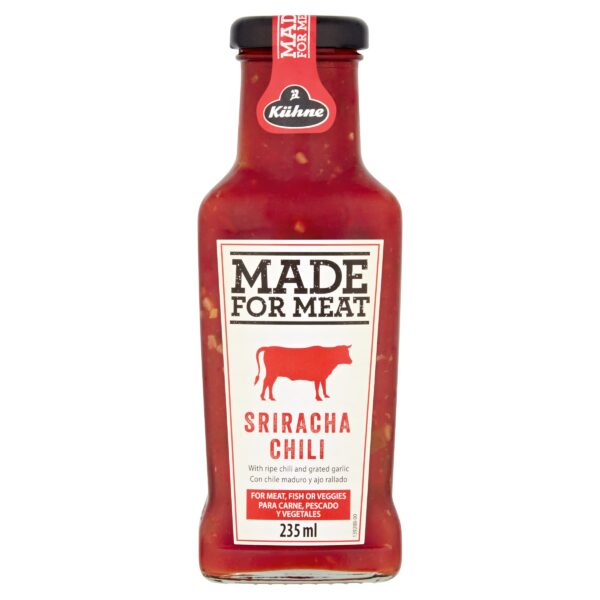MADE FOR MEAT SRIRACHA CHILLI SAUCE KÜHNE 235 ML
